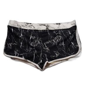 Swim by Cacique Swim Shorts Size 18 Black & White Lined Back Pocket Vacation